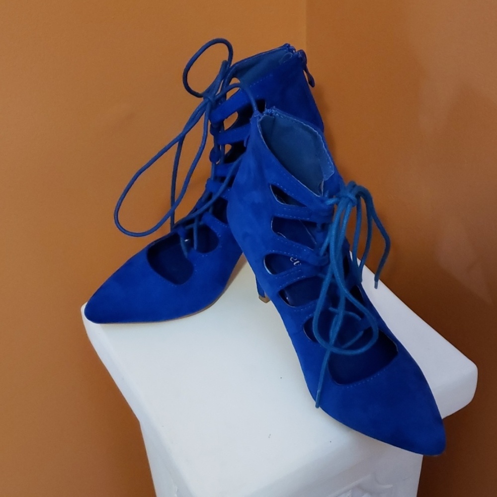 Forever Electric Blue 4 inch Heels